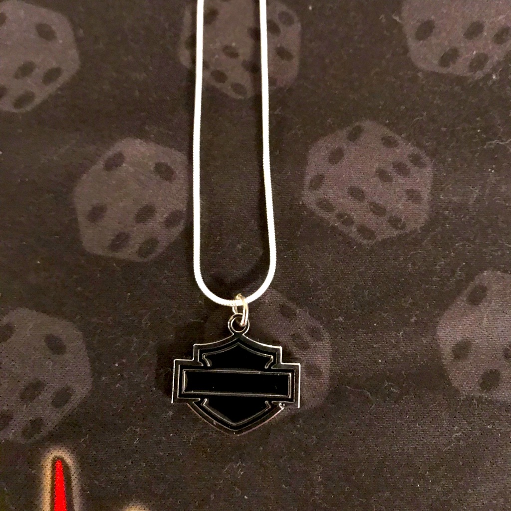 Nwot H-D BS Charm With Sterling Silver Chain 35$
